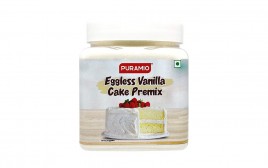 Puramio Eggless Vanilla Cake Premix   Plastic Jar  350 grams